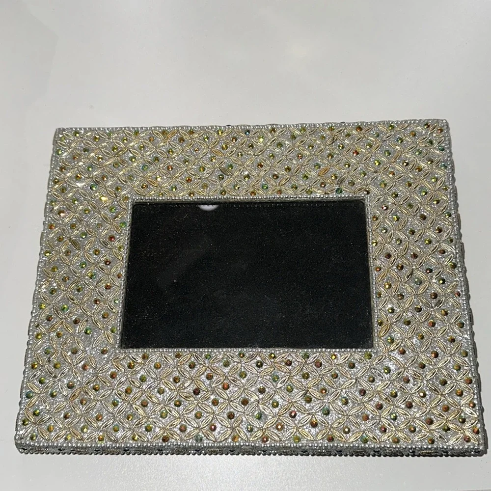 Pier one picture frame with 3 votive candle holders - Picture 3 of 6